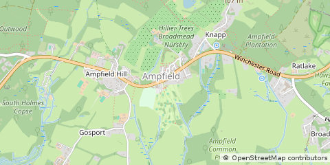 Map of NR Romsey, Hants