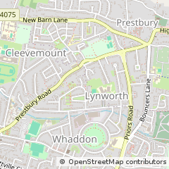 Map of Cheltenham, Gloucestershire