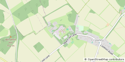Map of Winchester, Hampshire