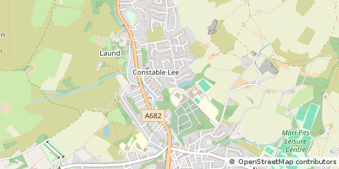 Map of Rossendale