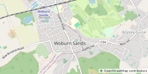 Map of Milton Keynes