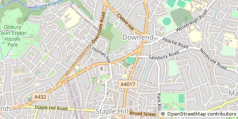 Map of Bristol