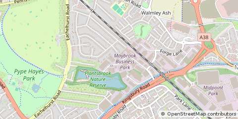Map of Sutton Coldfield