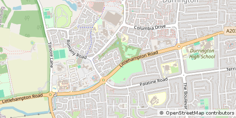 Map of Worthing