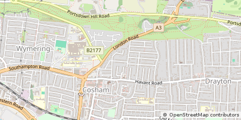 Map of Portsmouth, Hampshire