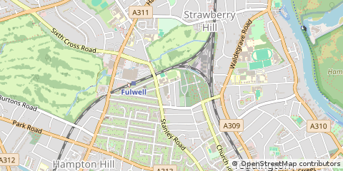Map of Teddington
