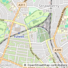 Map of Teddington