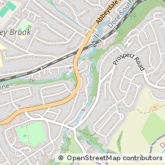 Map of Sheffield, South Yorkshire