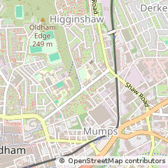 Map of Oldham