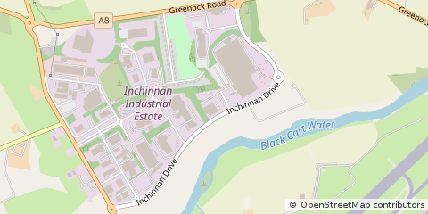 Map of Renfrewshire