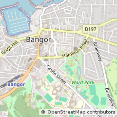 Map of Bangor, CO. Down