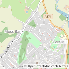 Map of ST. Helens, Merseyside