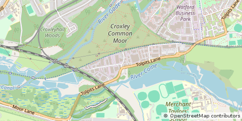 Map of Watford, Gloucestershire