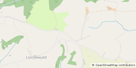 Map of Carmarthen