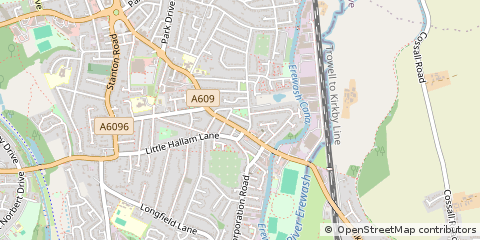 Map of Ilkeston, Derbyshire