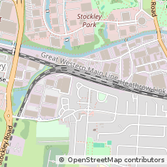 Map of Hayes, Middlesex