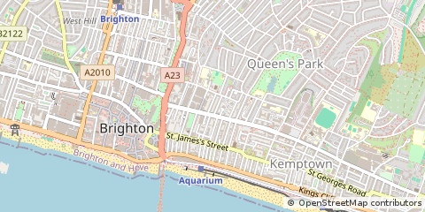 Map of Brighton, East Sussex