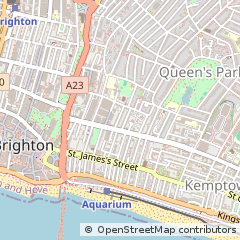 Map of Brighton, East Sussex