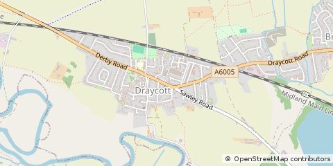 Map of Derby, Derbyshire