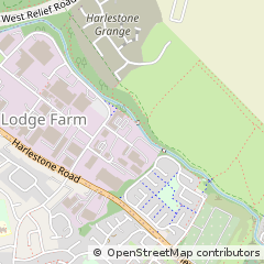 Map of Northampton, Northamptonshire