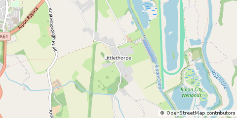 Map of Ripon, North Yorkshire