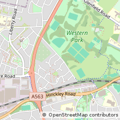 Map of Leicester