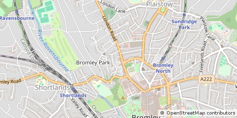 Map of Bromley