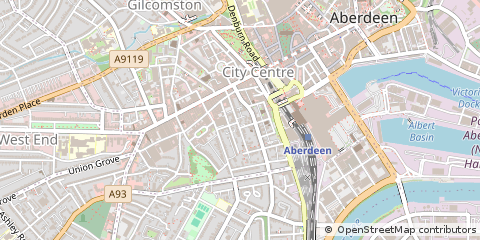 Map of Aberdeen