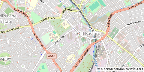Map of Nottingham