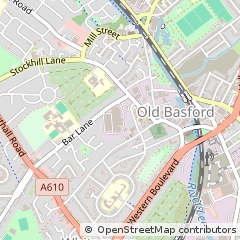 Map of Nottingham