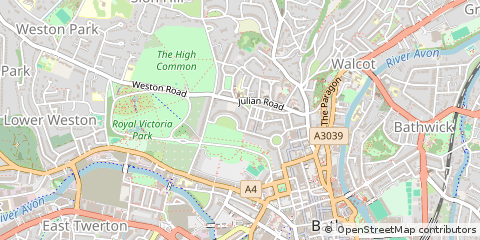 Map of Bath