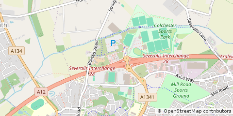 Map of Colchester