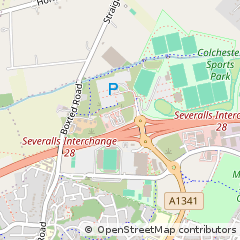 Map of Colchester
