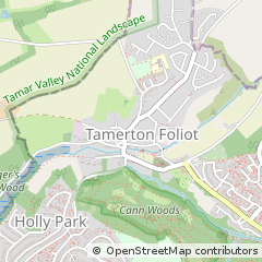 Map of Plymouth, Devon