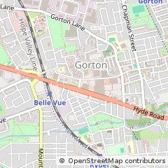 Map of Manchester, Greater Manchester