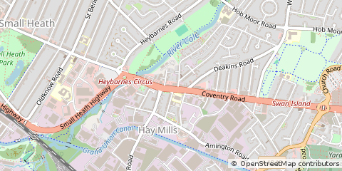 Map of Birmingham