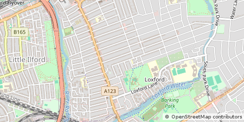 Map of Ilford, Essex
