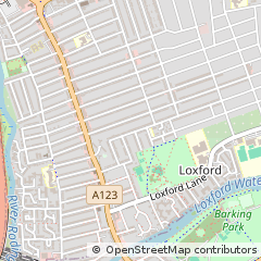 Map of Ilford, Essex