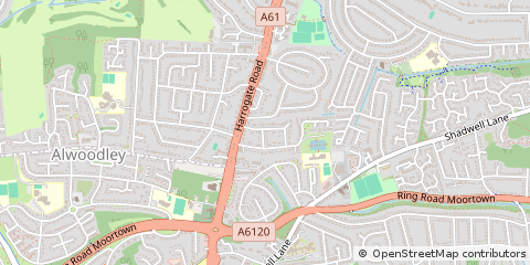 Map of Leeds