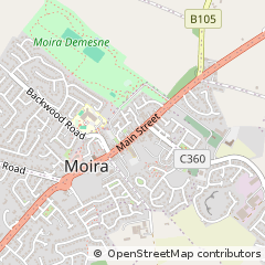Map of Moira, CO. Armagh