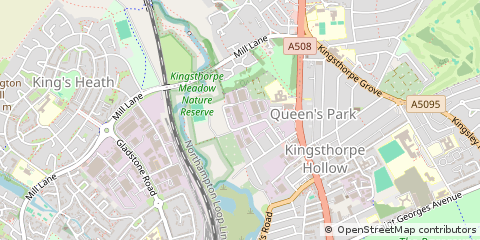 Map of Northampton