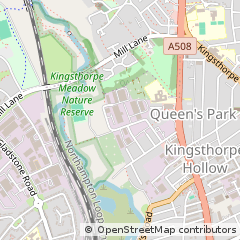 Map of Northampton