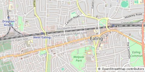 Map of Ealing