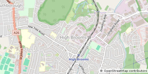 Map of Tunbridge Wells