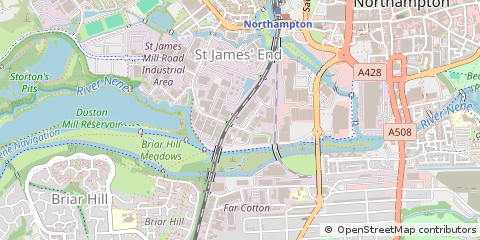 Map of Northampton