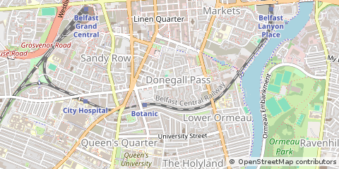 Map of Belfast