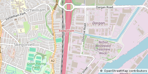 Map of Belfast