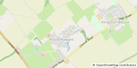 Map of Watlington, Oxfordshire