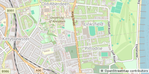 Map of Aberdeen