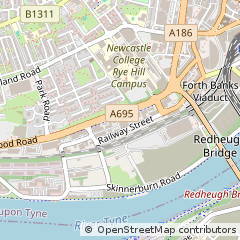 Map of Newcastle Upon Tyne